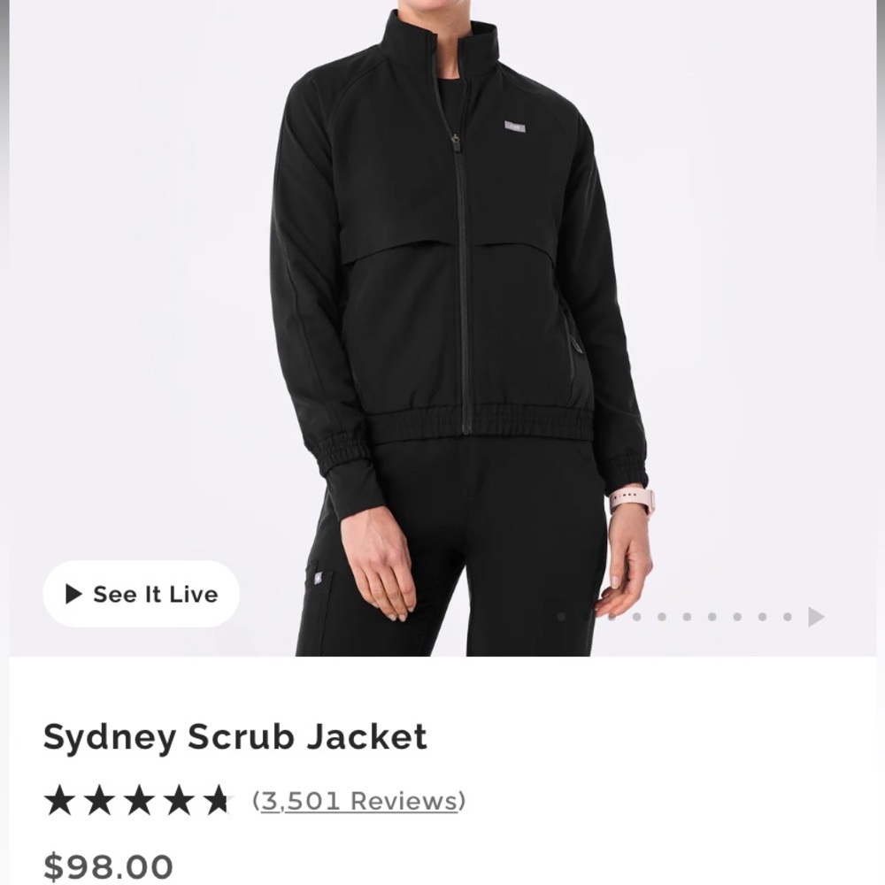 Women's FIGS Sydney Scrub Jacket